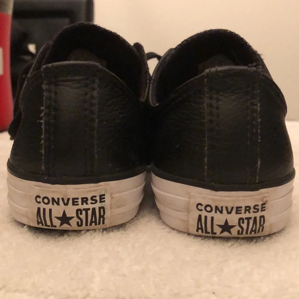 CONVERSE ALL STAR LEATHER SNEAKERS KIDS-BOYS-SIZE 3